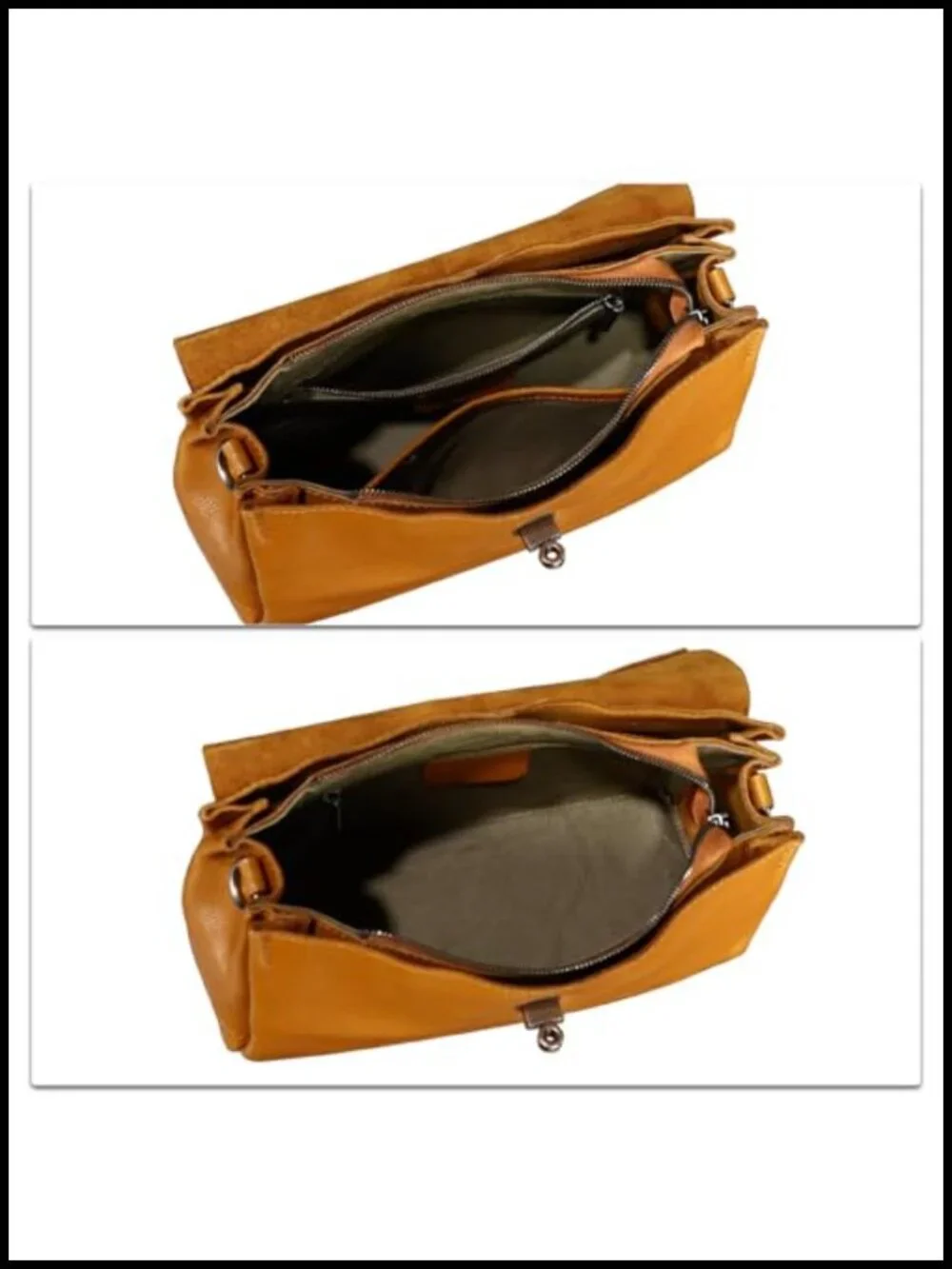 Genuine Leather Hobo Crossbody Bag Satchel Handbag